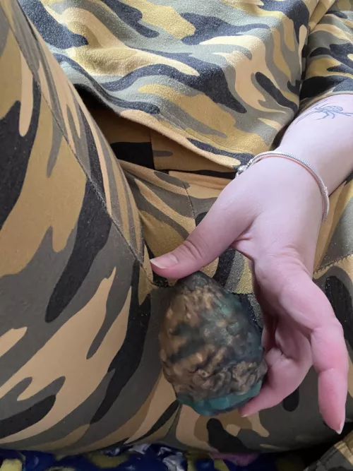 Best way to make this fit? It’s a little intimidating. I’ve played with eggs before but this is a jump from the size down.