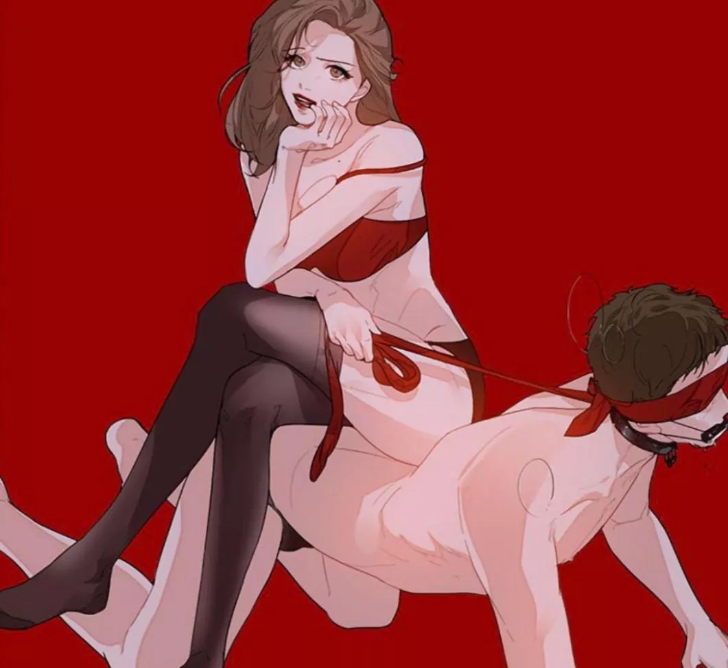 Good boys are pets and chairs for mistress.