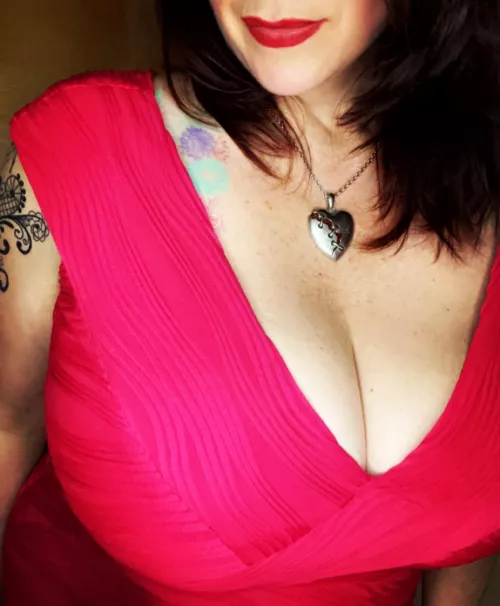Gotta admit, I love my boobs in this dress!