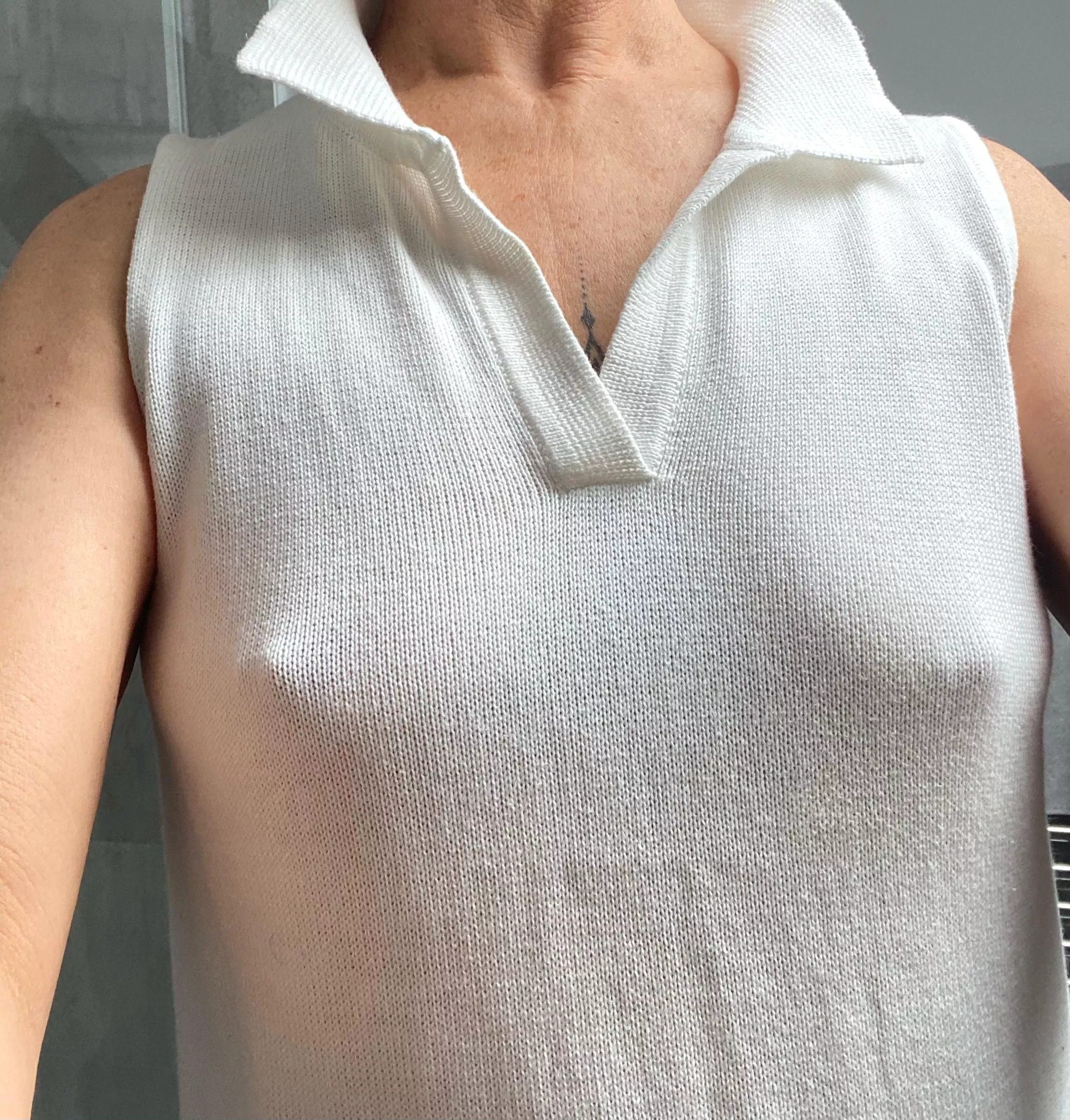 I never wear a bra if I don’t have to!