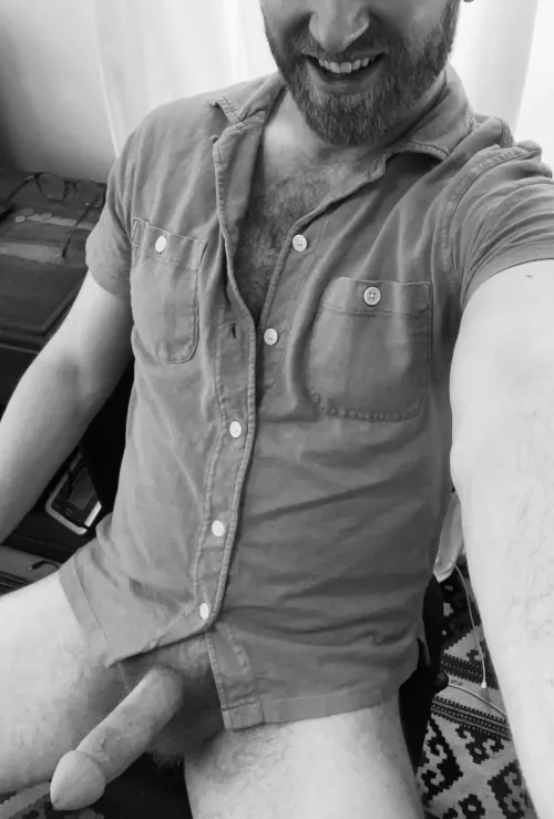 Like a horny time traveller from the era before color photography [38]