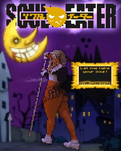 Maka Albarn cosplay by Milkywarm [Soul Eater] Pixel art- 2