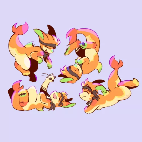 Mango manokit! Or should I say... Mangokit (art by me)