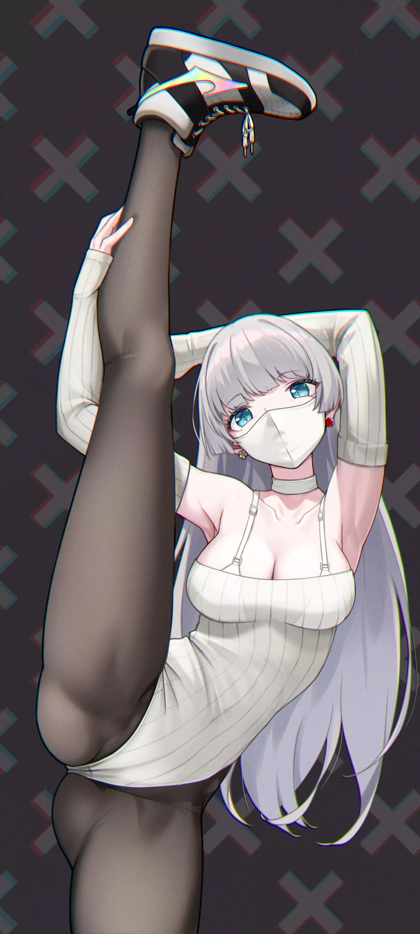 Mask, Sweater, & Tights