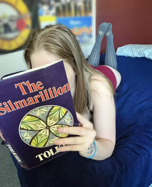 One of my prized books, a first edition Silmarillion.