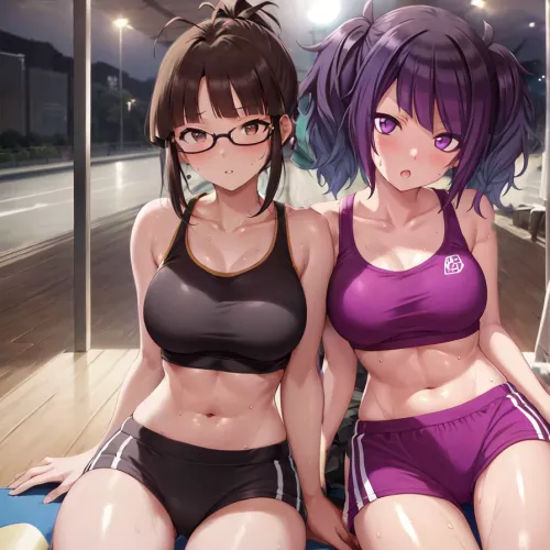 Ritsuko & Mamimin [Idolmaster]