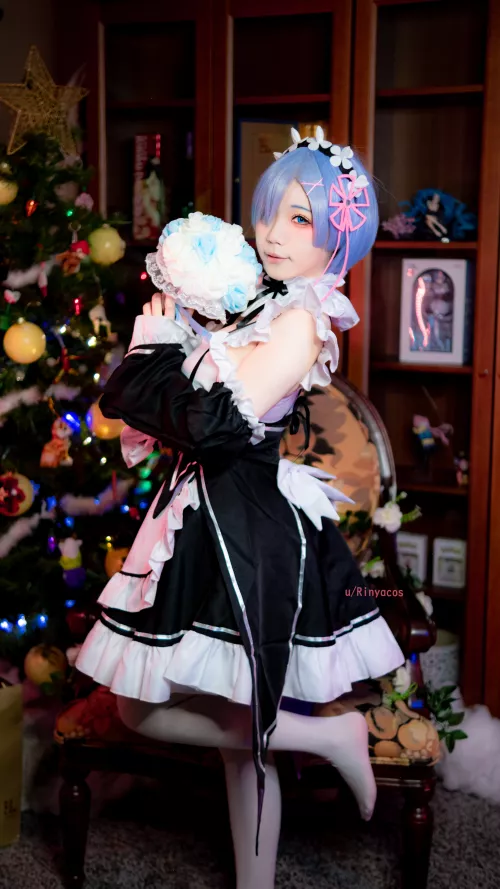 [Self] Rem cosplay by me (Rinya), hopefully, you will like it >A<!