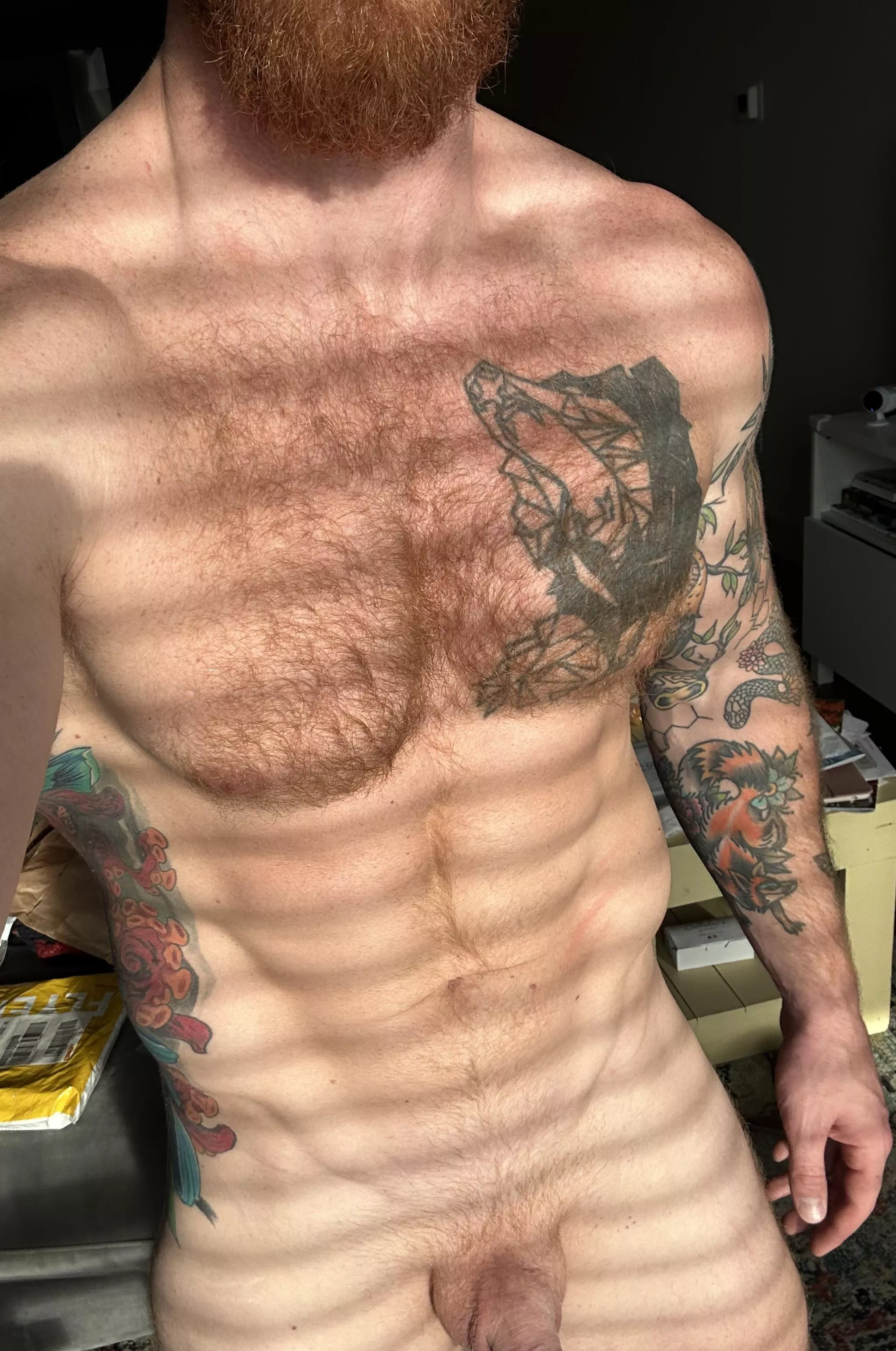 You can bite but youre picking my chest hair out of your own teeth