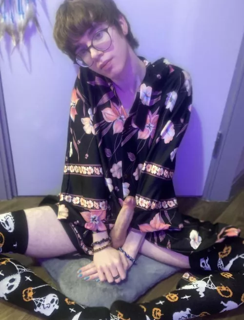 (19) Wanna play with my teen cock?