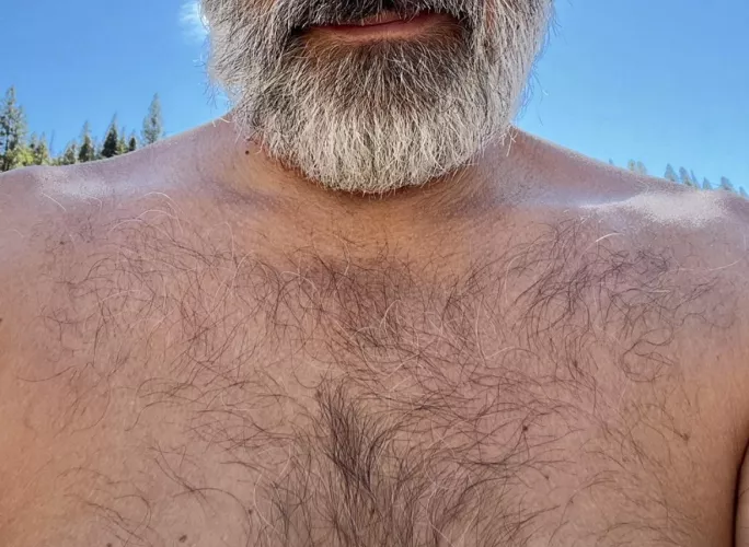 (57) I’m embracing my silver beard these days.