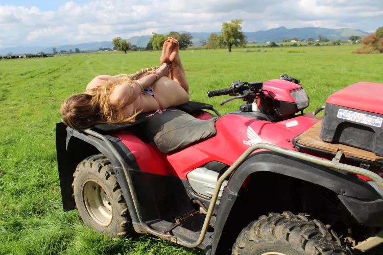 Can’t come to the phone right now.. A little bit tied up 🤷‍♀️😝