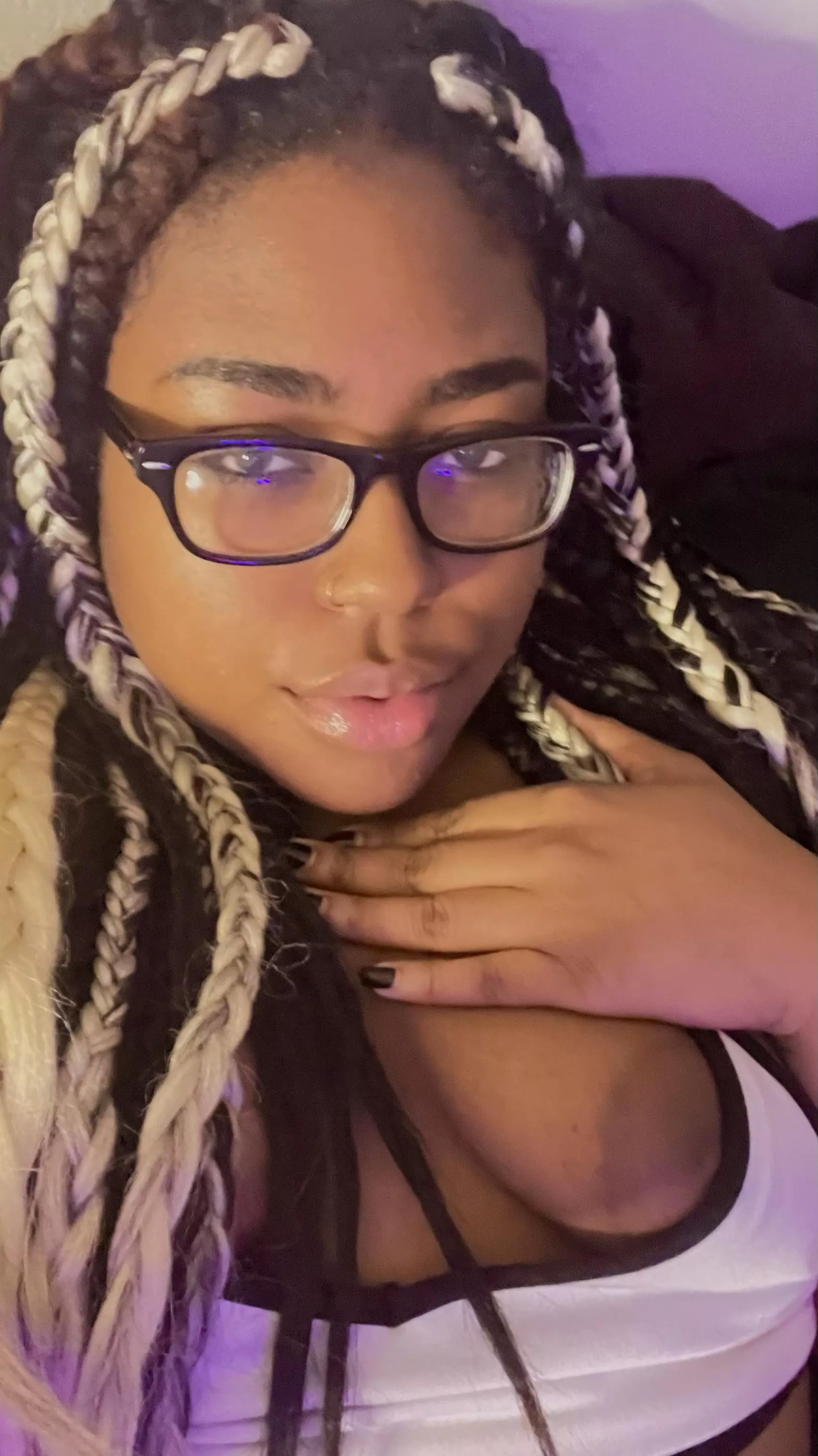 cheeky little nip slip😋