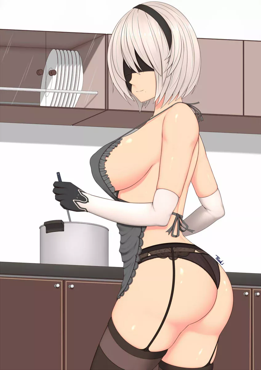 Cooking with 2B (ryu seung)