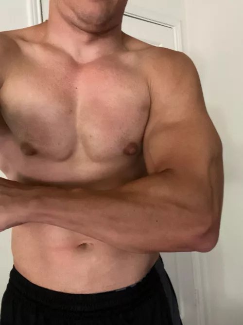 Definite progress! Bicep used to almost be the same size as my wrist!