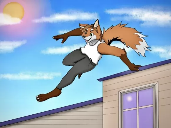 Finally got the first art of my sona Jeremy!