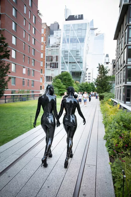 Friends out for a walk