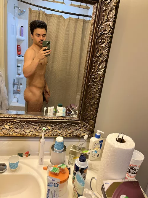 How do I look fresh out the shower?