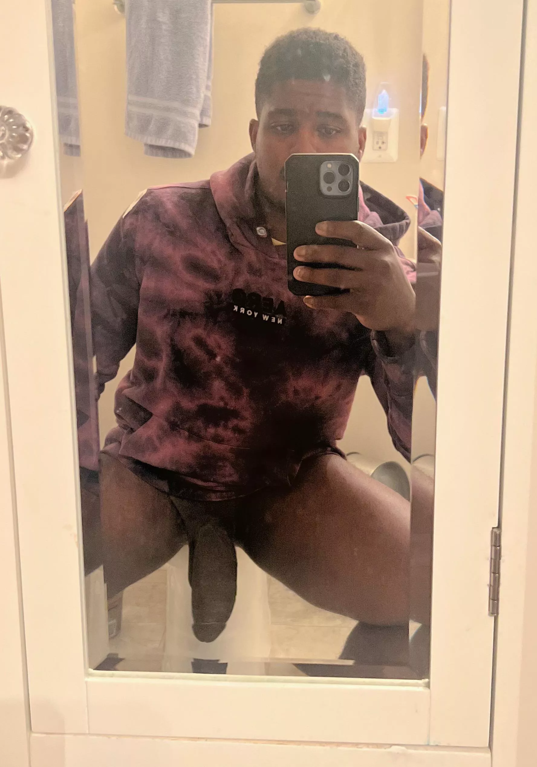 Hubby cock not even fully hard