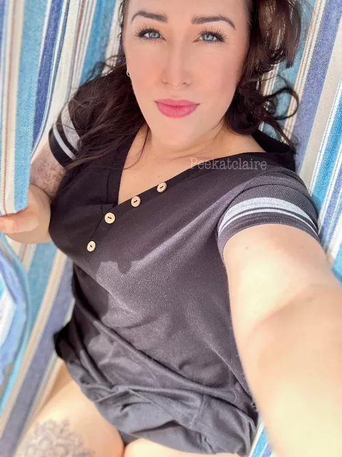 I don’t have a swing but…I have a hammock