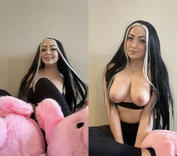 I will walk around topless if you like but I'm not taking my pig slippers off