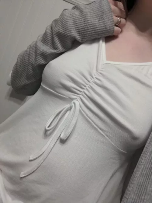 I'm lucky there's not holes poked in this top