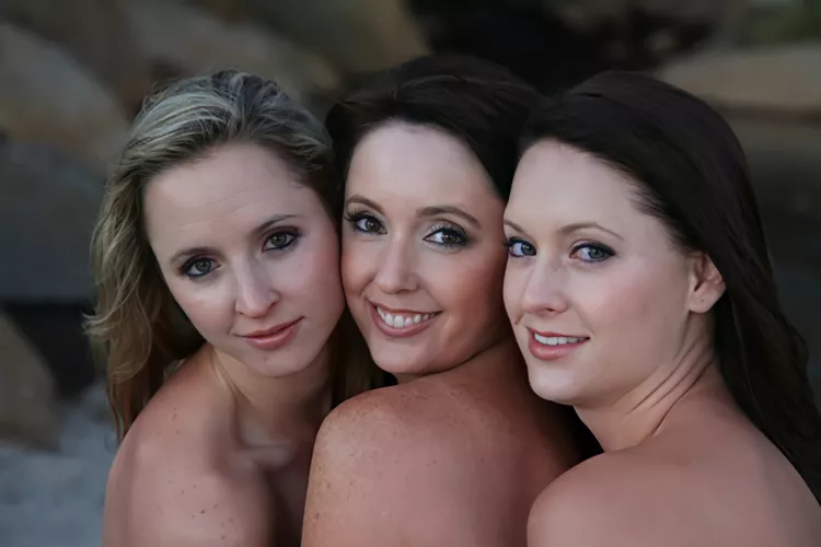 Mom and her daughters