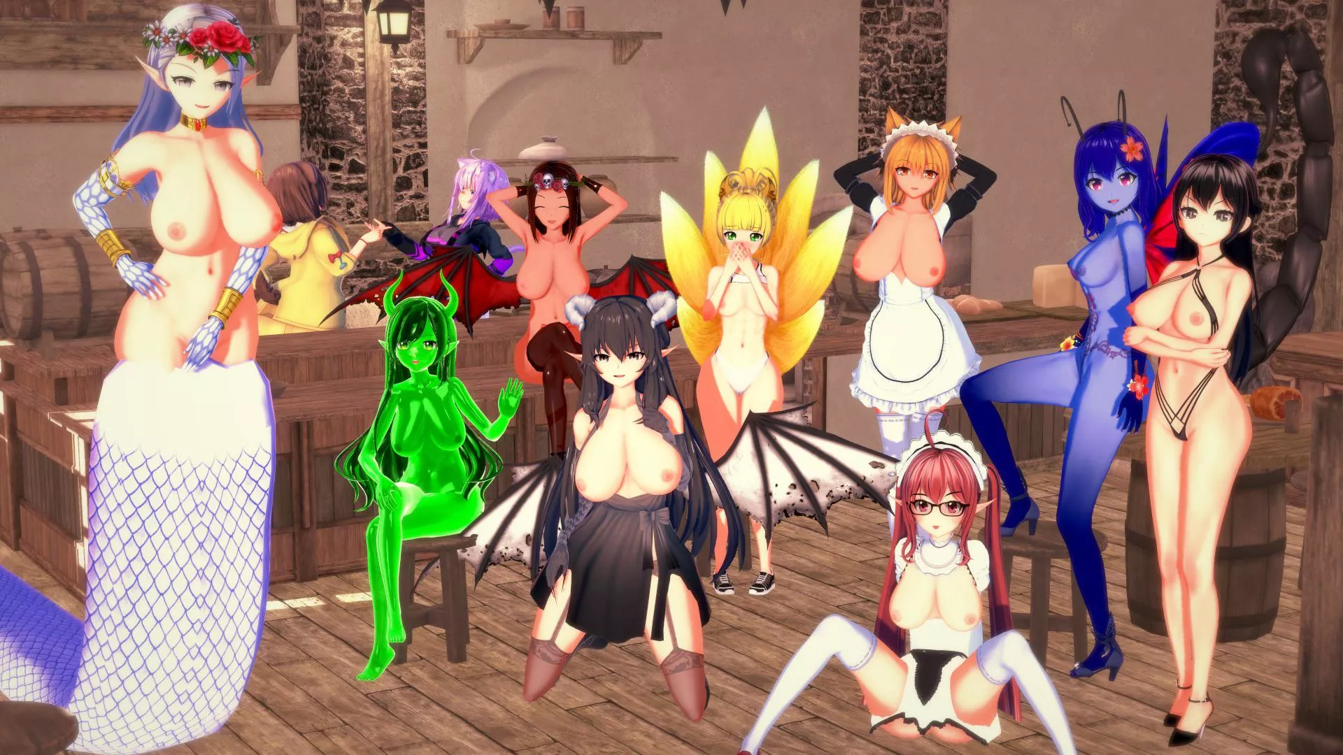 Monster girl tavern (OC) [Koikatsu Party]