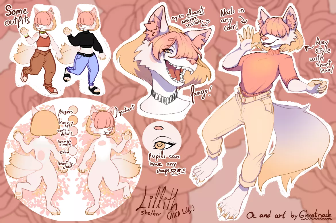 New sona ref sheet!🌸