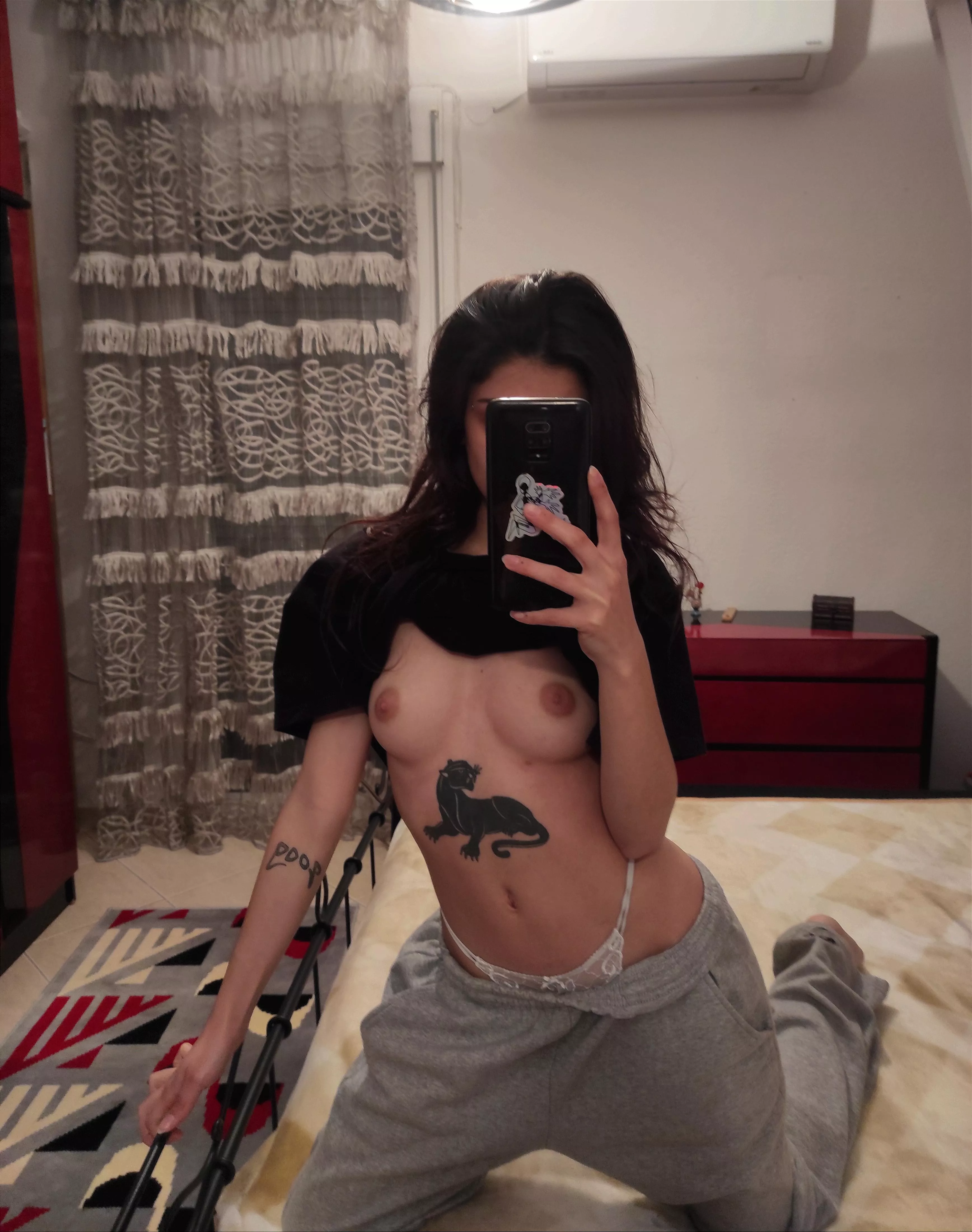 small tits big nips it is!! 🥰🥰