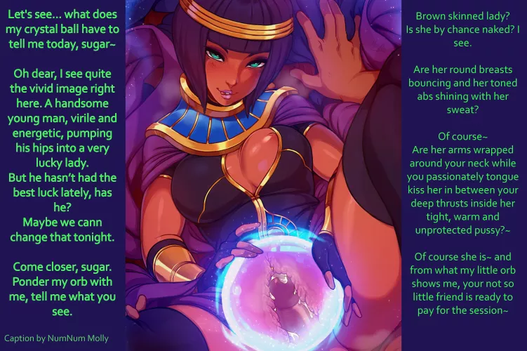 The Crystal Orb is Never Wrong[Fortune Teller][Teasing][Breeding][Reading Your Future?][Artist: Merunyaa]