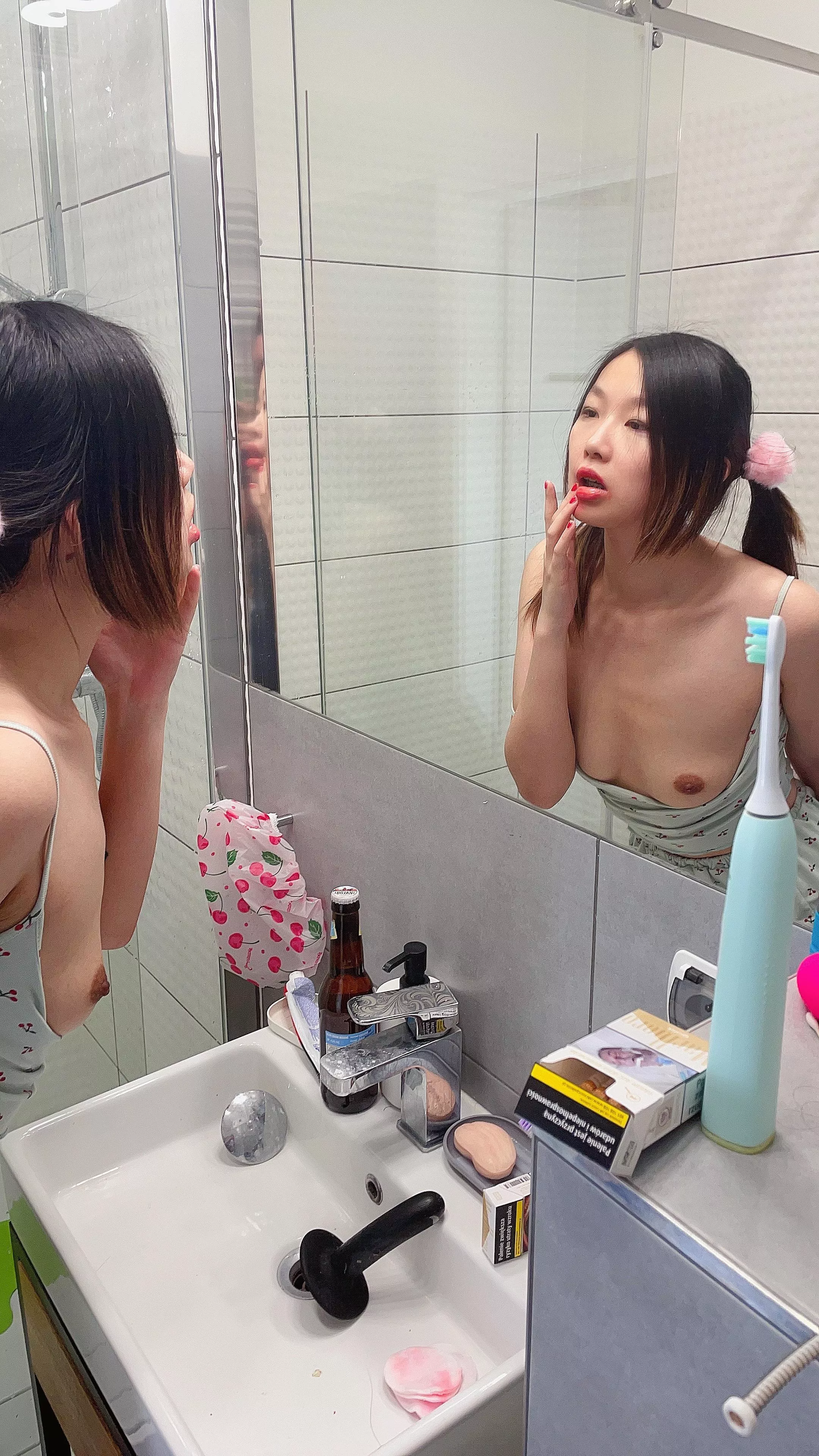 Why even do make up when I know there will be sucking...