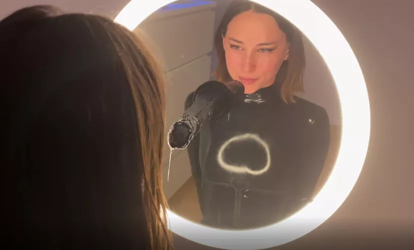 A look o[F] pride during throat training!