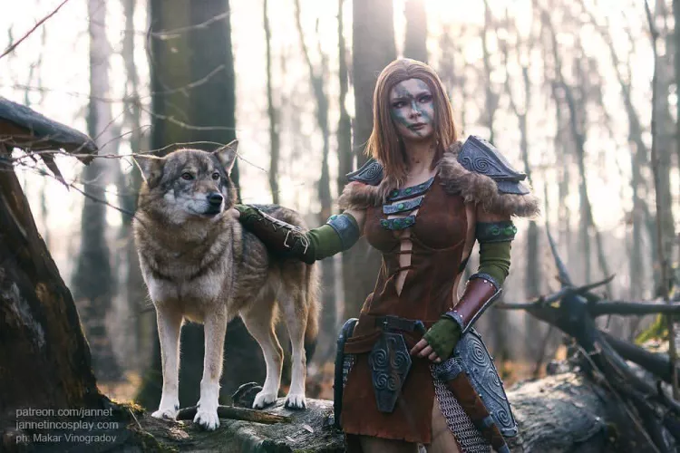 Aela the Huntress (Skyrim), by JannetIncosplay.~
