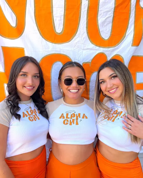 Alpha Chi sorority girls