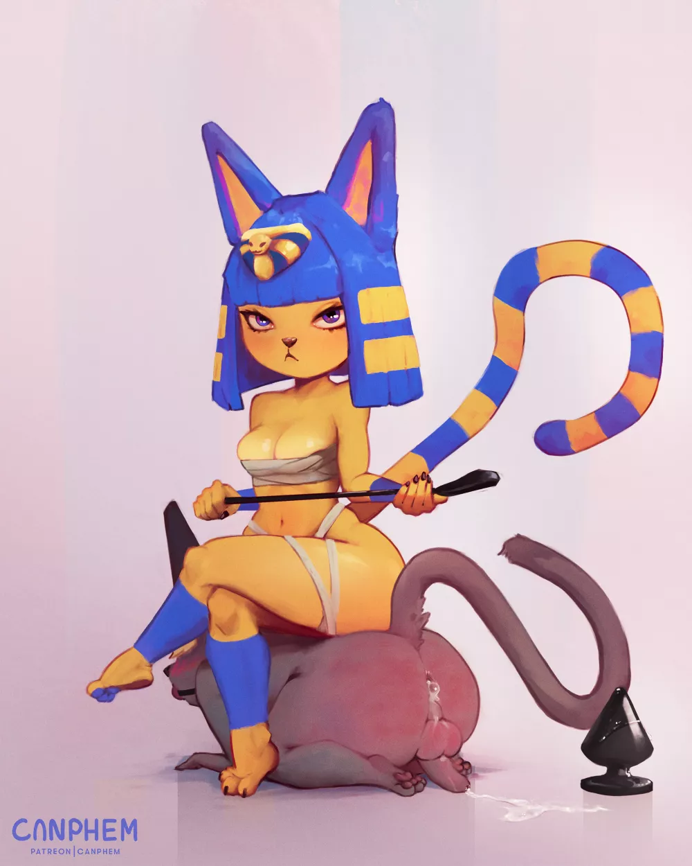 Ankha's sick of Raymond being the most popular [MF] (Canphem)