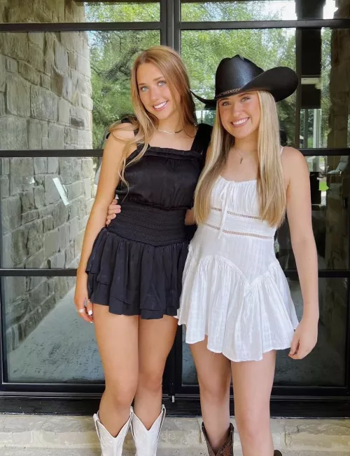 Black or white dress