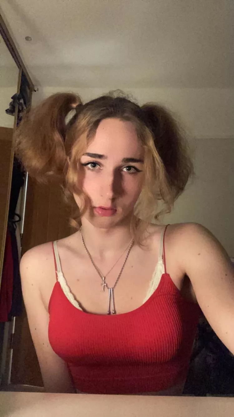 Can’t go wrong with Pigtails ❤️🖤