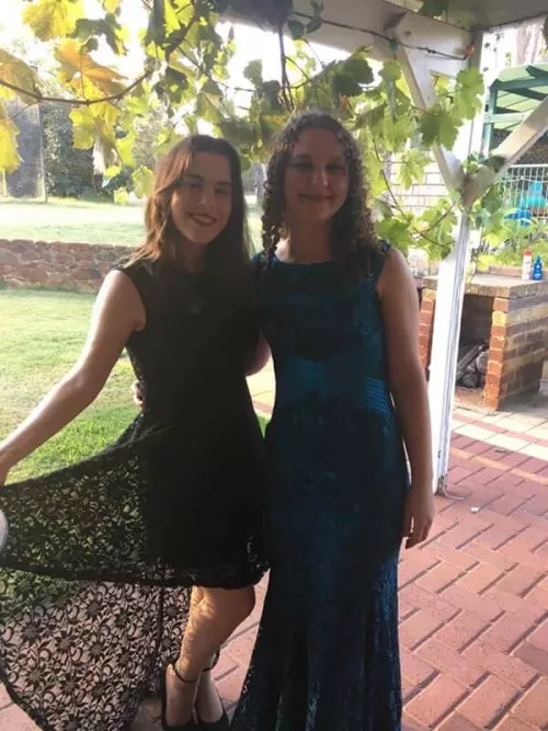 cutie and friend dressed up