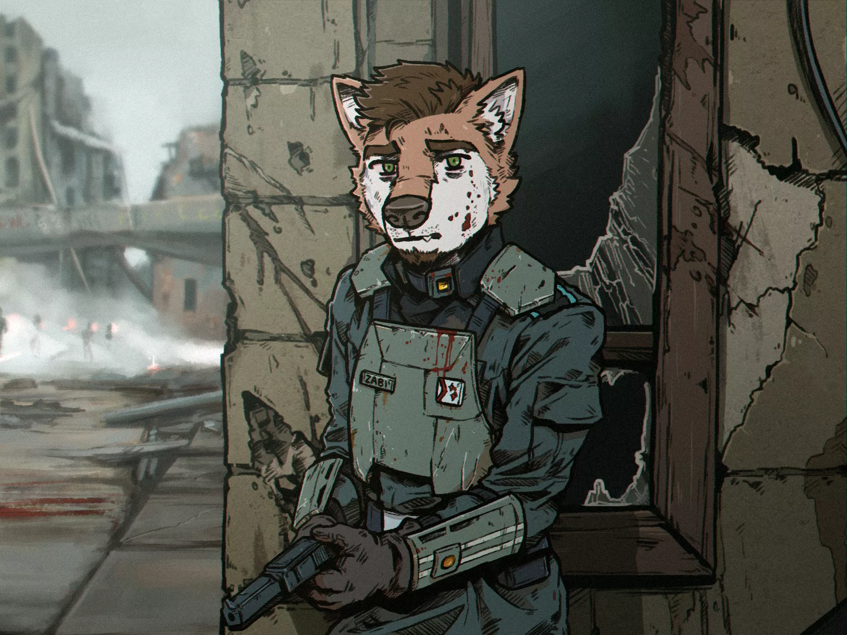 Invisible Scars (original art by DWC Marshal Arts, commission for Zabivodka on Twitter)