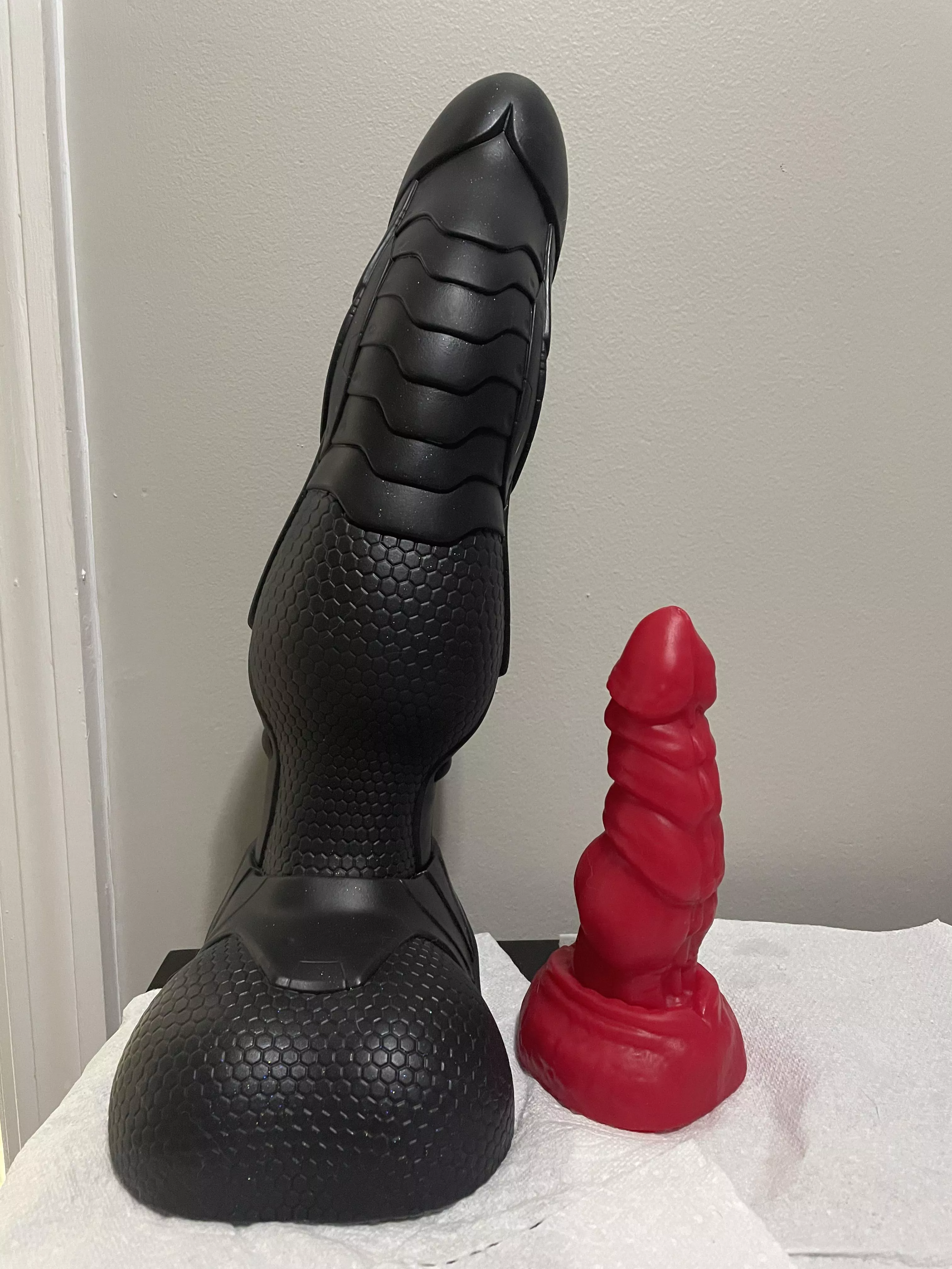 My smallest and largest in my collection My smallest and largest in my collection