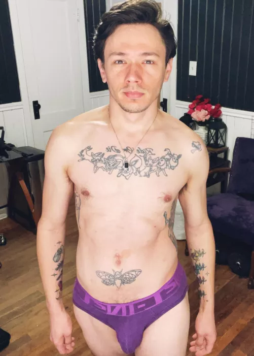 Nothing like a pair of purple undies to start the day off right! 😂💜