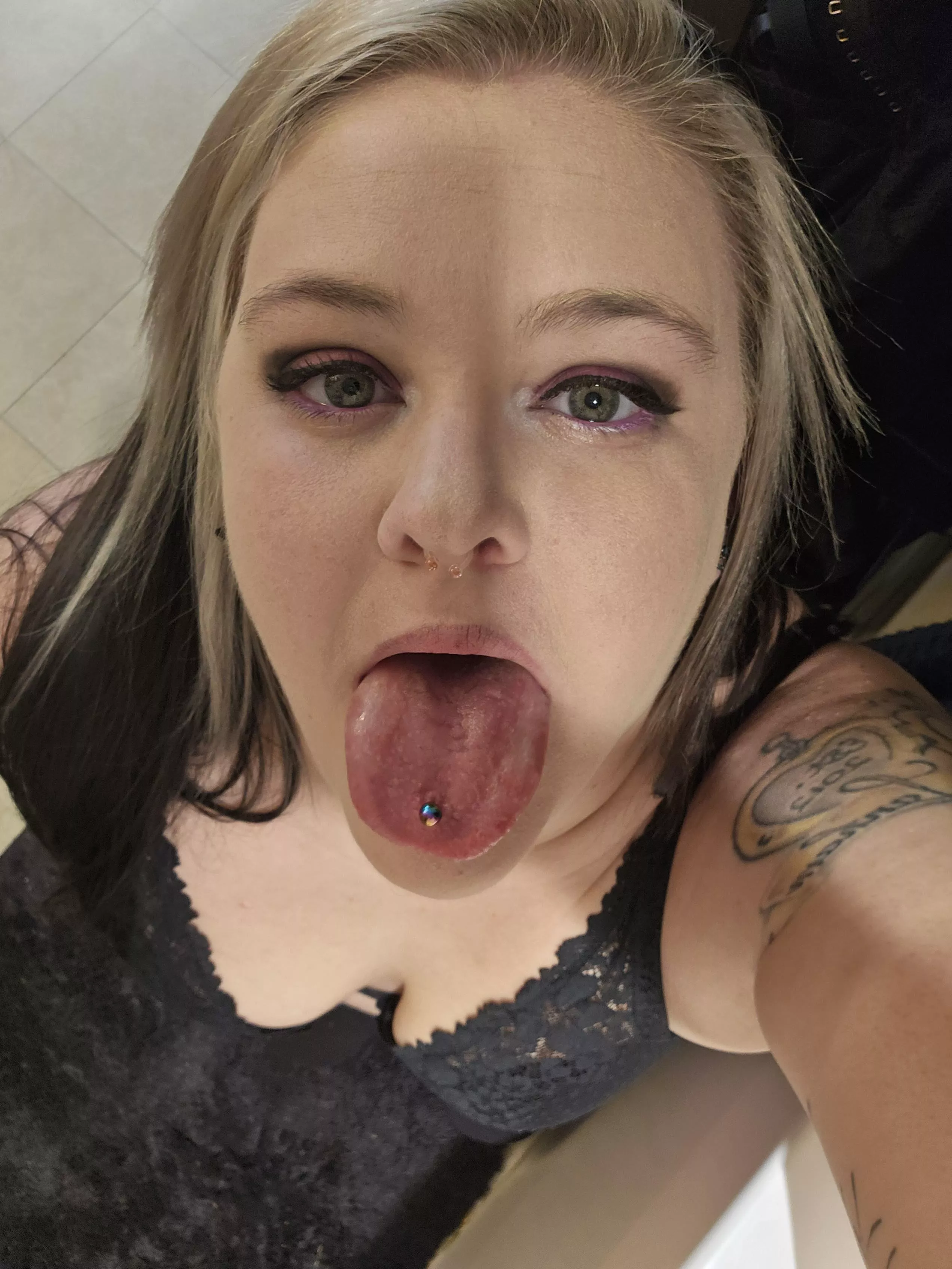 On my knees and ready