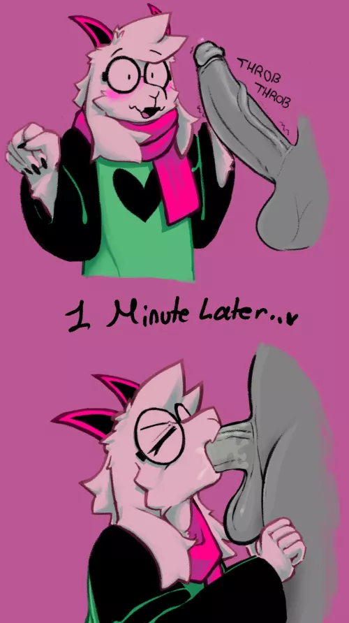 [Ralsei] tries to take it all