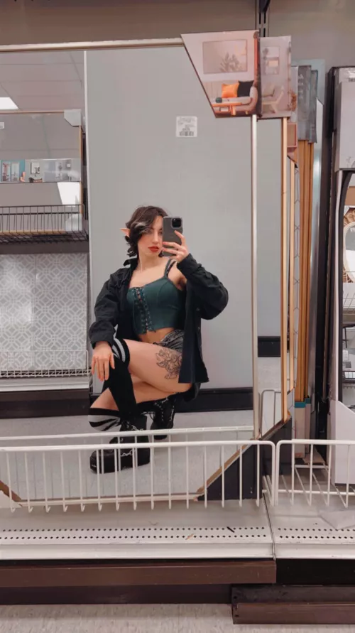 Saw this cute mirror at Homegoods and had to snap a pic