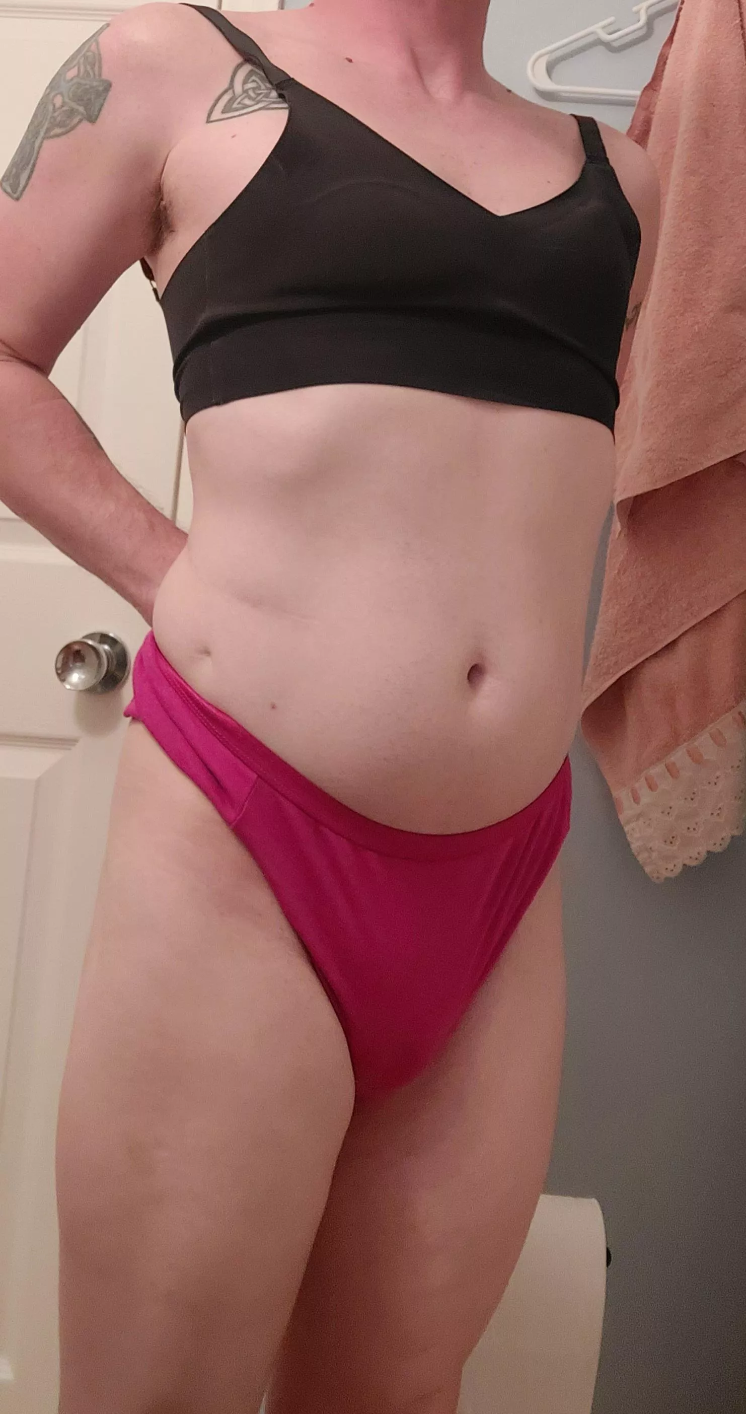 Showered and feeling pretty