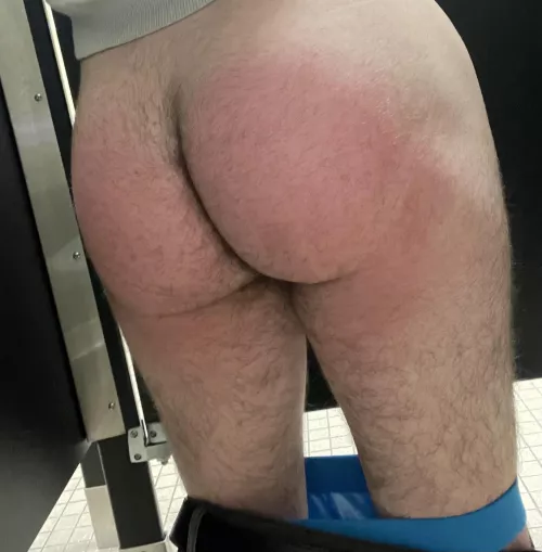 Spanked in the restroom
