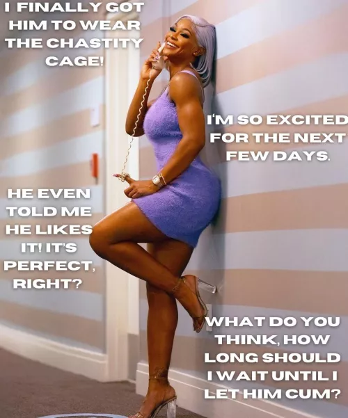 Talking to her friend