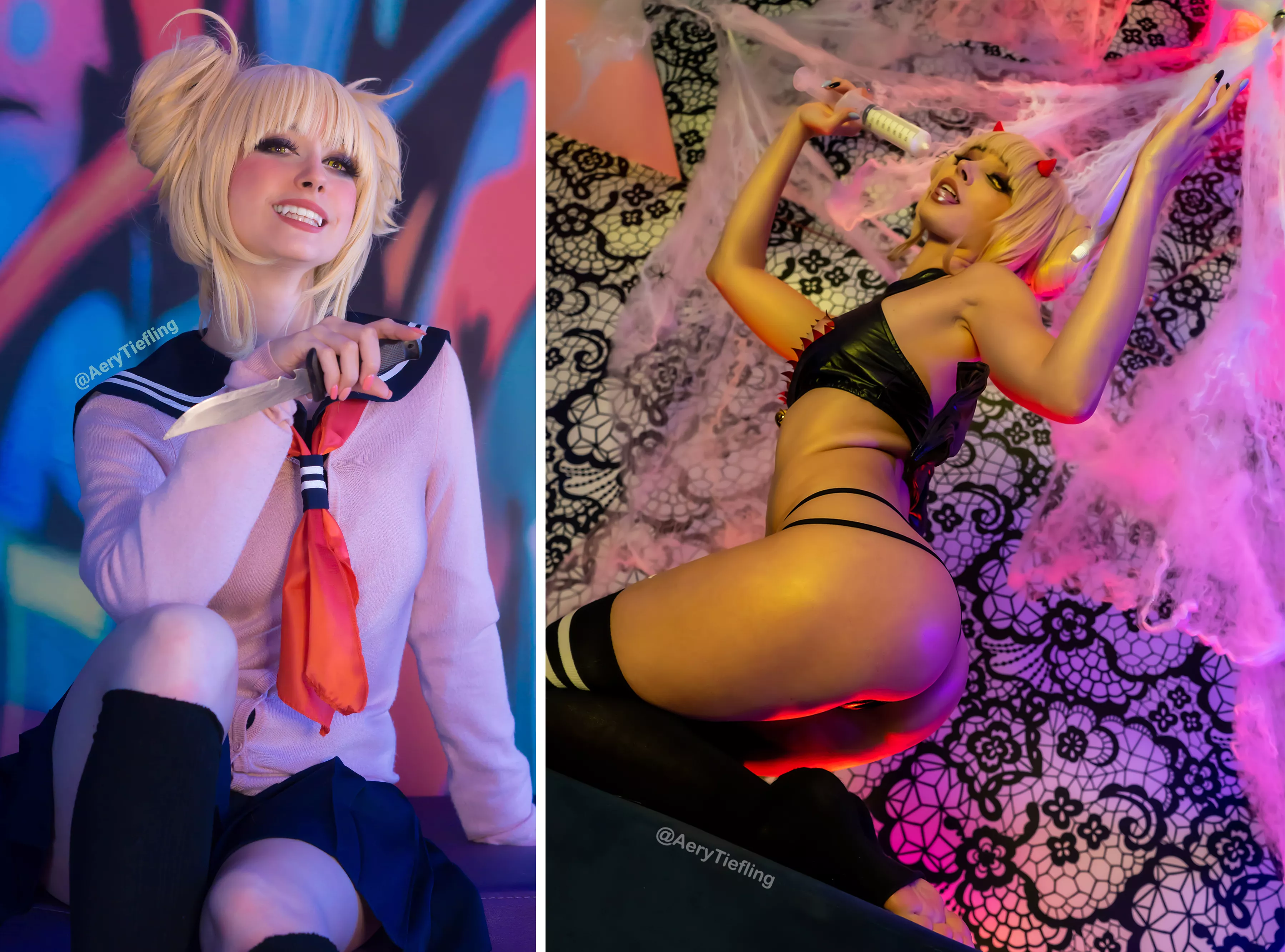 Toga from My Hero Academia by Aery Tiefling [OC]