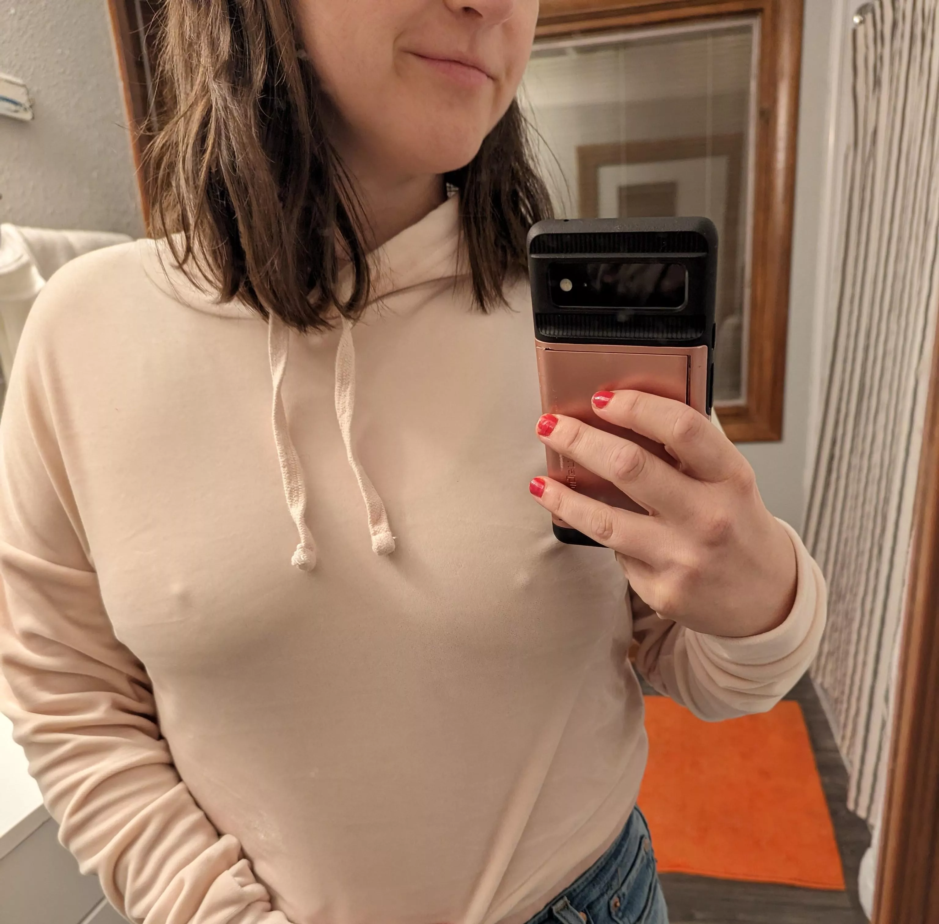 Was very obviously feeling some kind of way at my guy's house