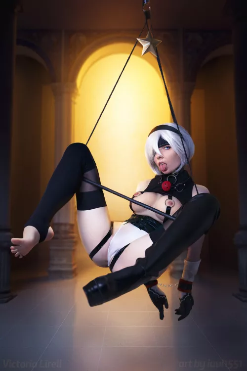 2B (cosplay on art by iuui1551) by Victoria Lirell